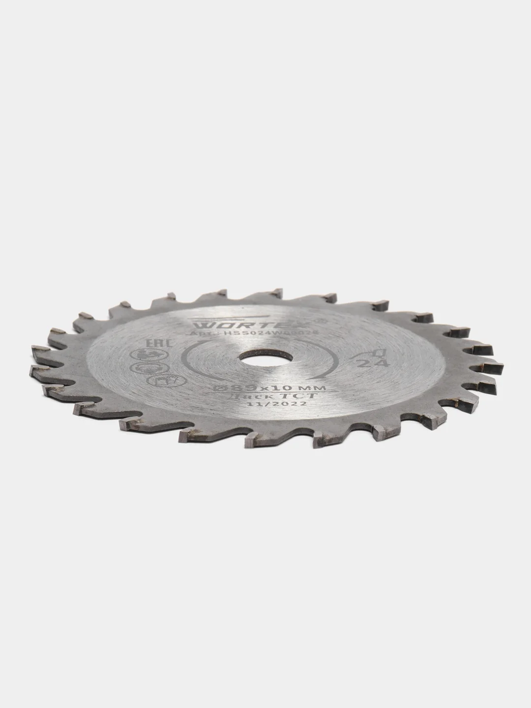 Диск пильный по дереву 89x10 мм 24 зуб. HS S024 W, WORTEX