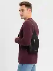 Черный сумка мужская через плечо