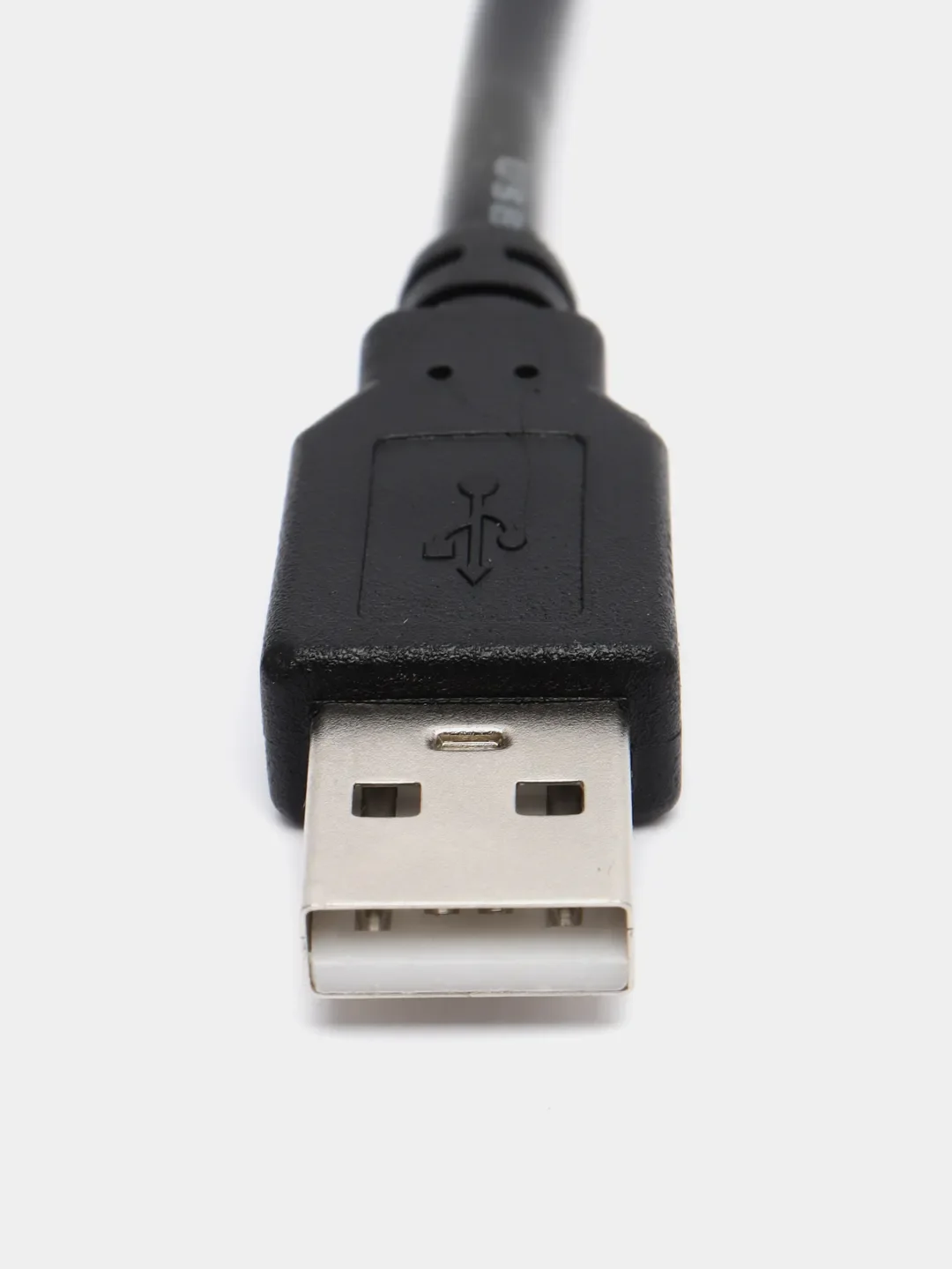 Черный кабель провод для принтера, сканера USB BM (шт)-АM (шт) USB 2.0, МФУ, 1,5 м шнур
