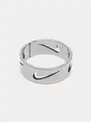 Серебряный кольцо с логотипом "Nike", унисекс, регулируемое, 17 мм