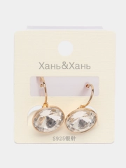 Женские серьги с кристаллами Swarovski
