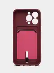 Бордовый чехол для iPhone 12/13/13Pro