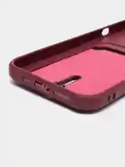 Бордовый чехол для iPhone 12/13/13Pro