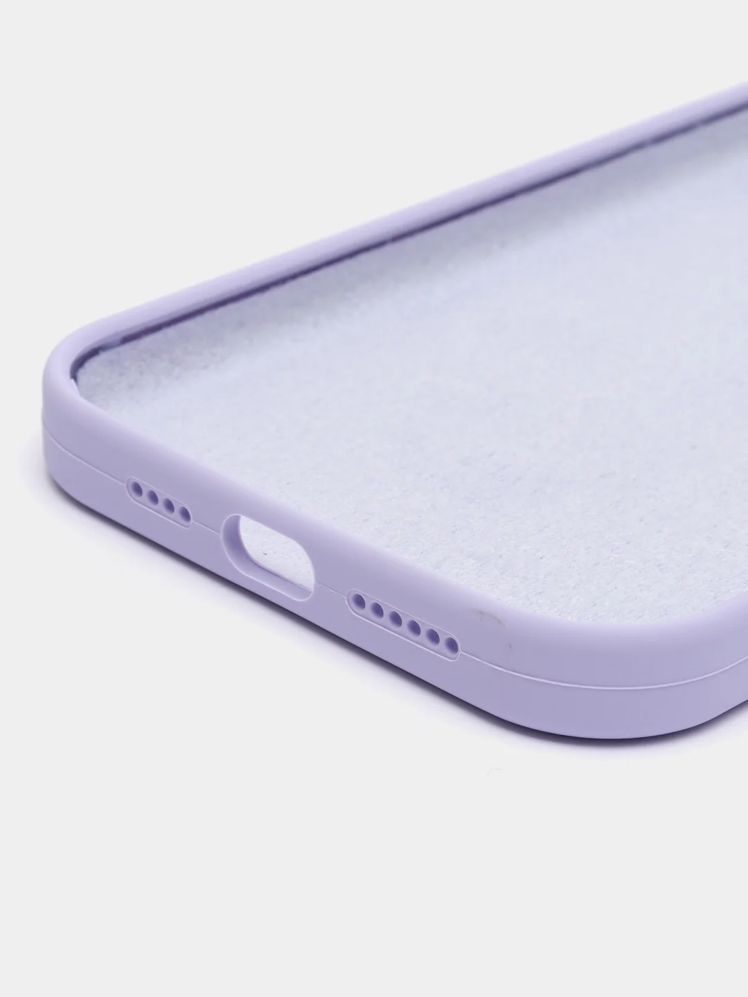 Лавандовый чехол силиконовый на iPhone XS Max, 11 Pro, 11 Pro Max, 12 Mini, 12 Pro Max, 13 Mini