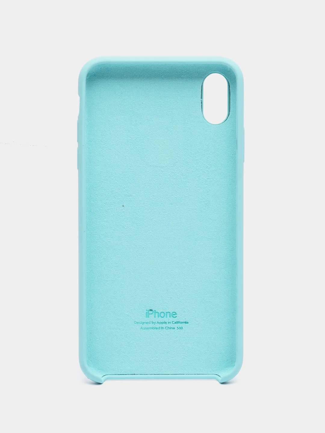 Бирюзовый чехол силиконовый на iPhone XS Max, 11 Pro, 11 Pro Max, 12 Mini, 12 Pro Max, 13 Mini