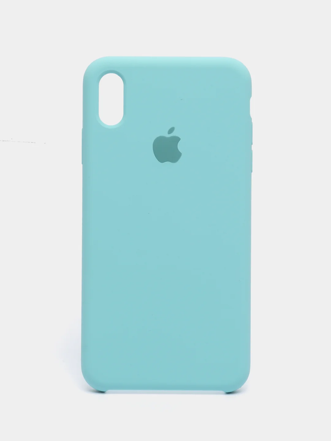 Бирюзовый чехол силиконовый на iPhone XS Max, 11 Pro, 11 Pro Max, 12 Mini, 12 Pro Max, 13 Mini