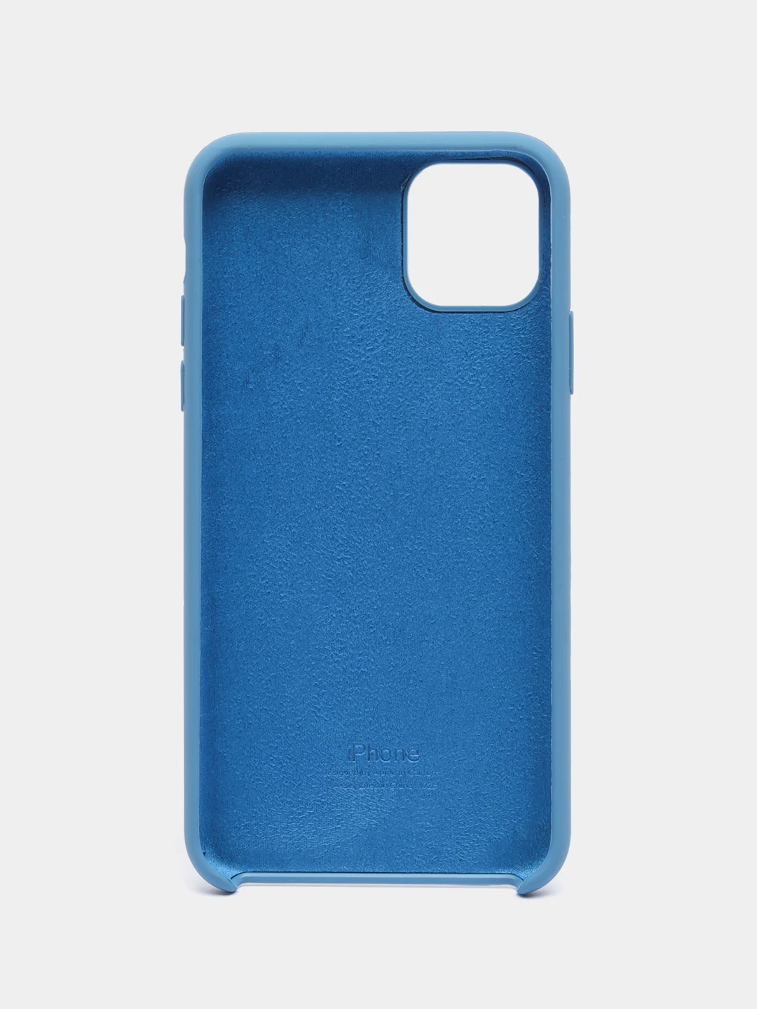 Синий меланж чехол силиконовый на iPhone XS Max, 11 Pro, 11 Pro Max, 12 Mini, 12 Pro Max, 13 Mini