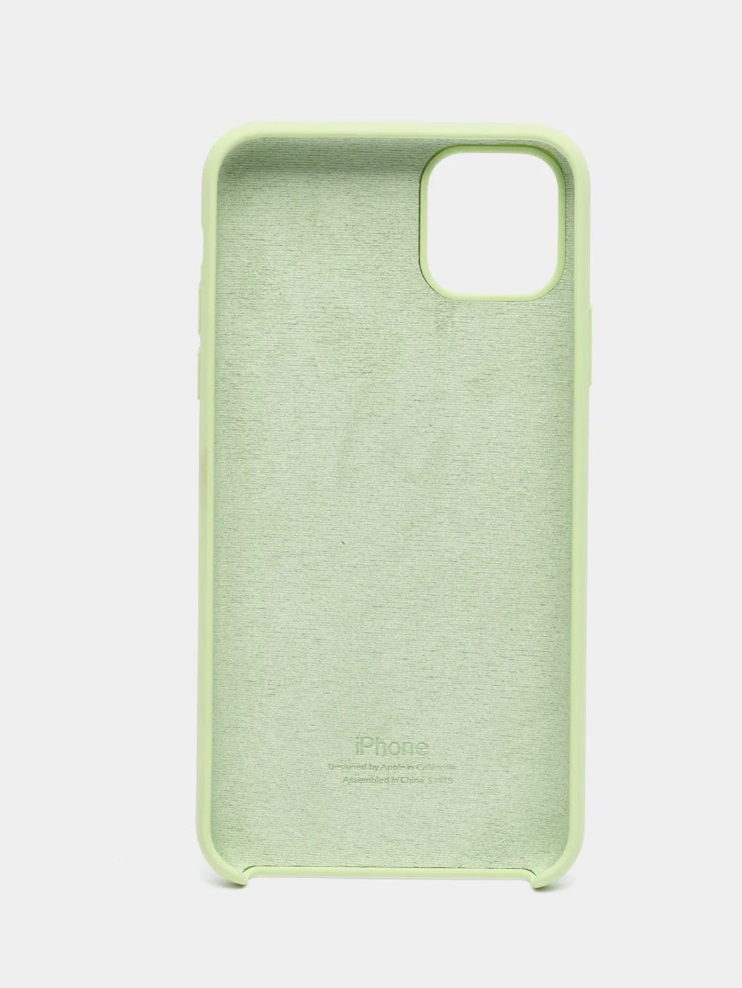 Мятный чехол силиконовый на iPhone XS Max, 11 Pro, 11 Pro Max, 12 Mini, 12 Pro Max, 13 Mini