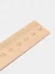 Линейка деревянная, 15 см
