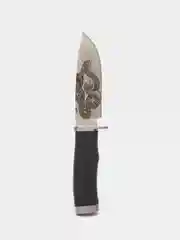 Нож с лазерной гравировкой, из нержавеющей стали