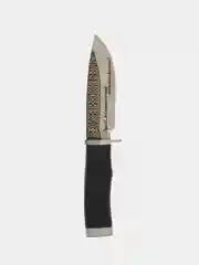 Нож с лазерной гравировкой, из нержавеющей стали, для охоты и рыбалки
