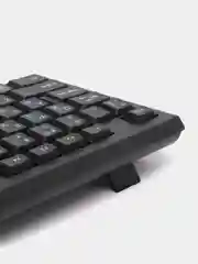 Черный офисный набор CBR KB SET 711 Carbon: клавиатура и компьютерная мышь
