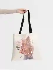 Коралловый меланж сумка женская "Подарок маме", шоппер