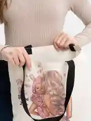 Коралловый меланж сумка женская "Подарок маме", шоппер