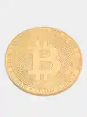 Монета Биткоин / Bitcoin / Сувенирная монета / Сувенир