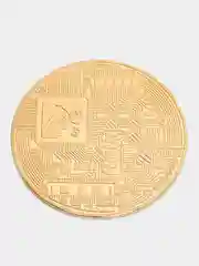Монета Биткоин / Bitcoin / Сувенирная монета / Сувенир