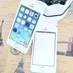 Белый блокнот для заметок "Бумажный телефон"