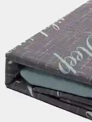 Постельное белье 1,5 сп / 2 спальное / евро / семейный Поплин ivSubelIa "Письмо", 70x70