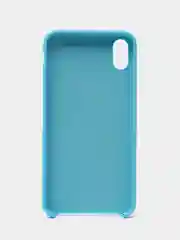 Голубой чехол силиконовый на iPhone XS Max, 11 Pro, 11 Pro Max, 12 Mini, 12 Pro Max, 13 Mini