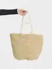 Бежевый сумка соломенная