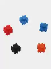 Синий конструктор пиксельный, 3D конструктор, развивающая игрушка
