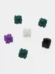 Зеленый конструктор пиксельный, 3D конструктор, развивающая игрушка