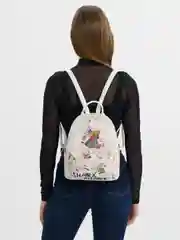 Разноцветный рюкзак женский, кожаный