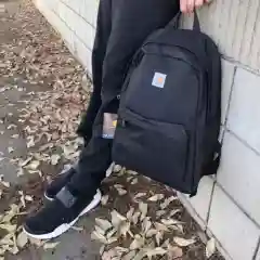 Черный рюкзак carhartt унисекс / школьный рюкзак