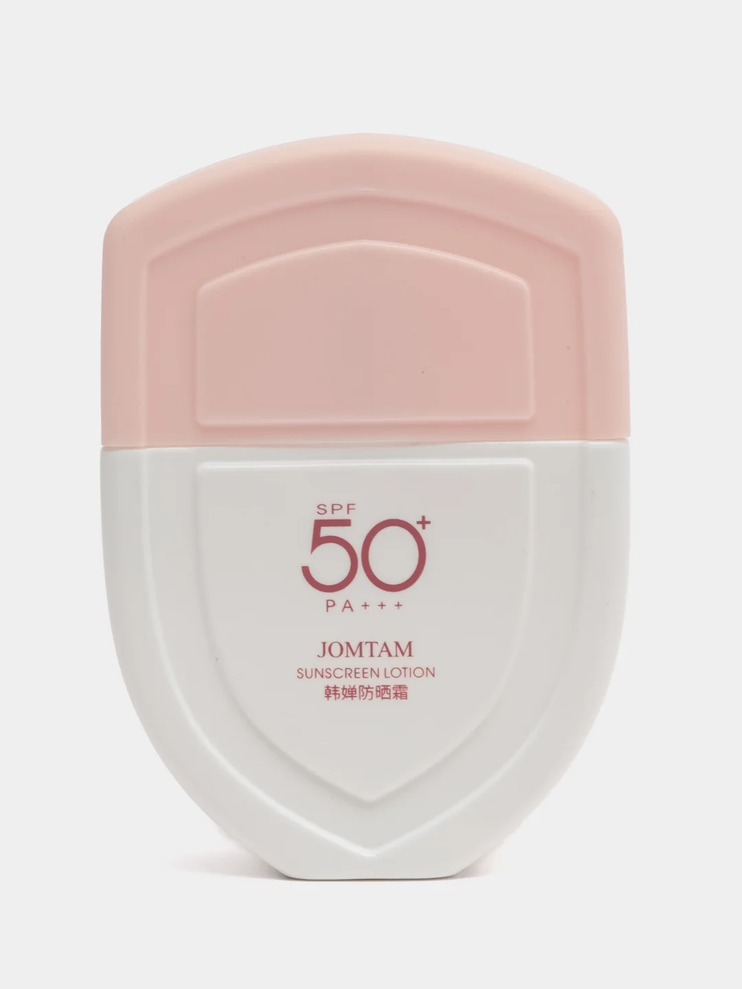Розовый солнцезащитный крем-лосьон для чувствительной кожи лица Jomtam SPF50+ PA+++