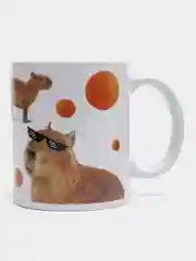 Коричневый подарочный набор Капибара (кружка+подушка)
