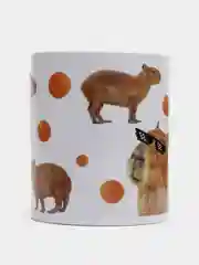 Коричневый подарочный набор Капибара (кружка+подушка)