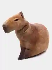 Коричневый подарочный набор Капибара (кружка+подушка)