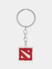 Серебряный dota 2, брелок
