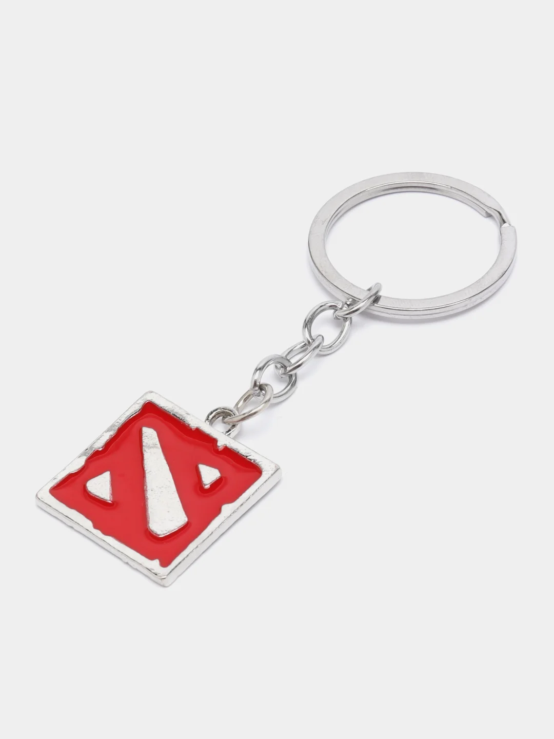Серебряный dota 2, брелок
