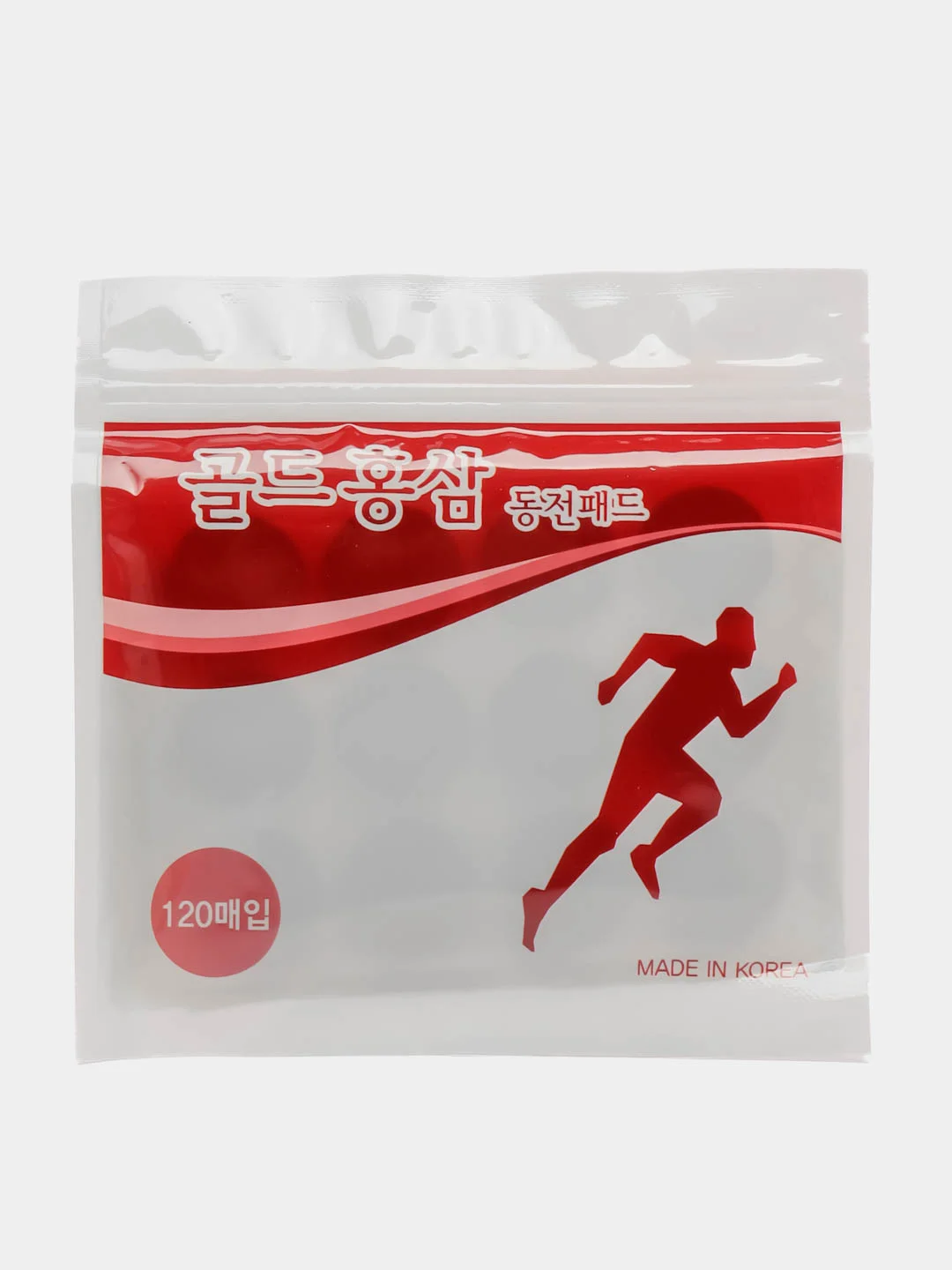 Обезболивающие пластыри с красным женьшенем, набор 120 шт, Red Ginseng Dong Jeon Pad