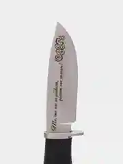 Нож с лазерной гравировкой из нержавеющей стали, для охоты и рыбалки