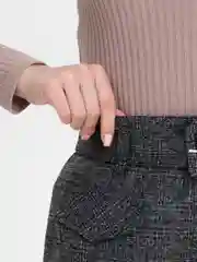 Угольный юбка женская повседневная