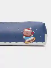 Синий меланж пенал
