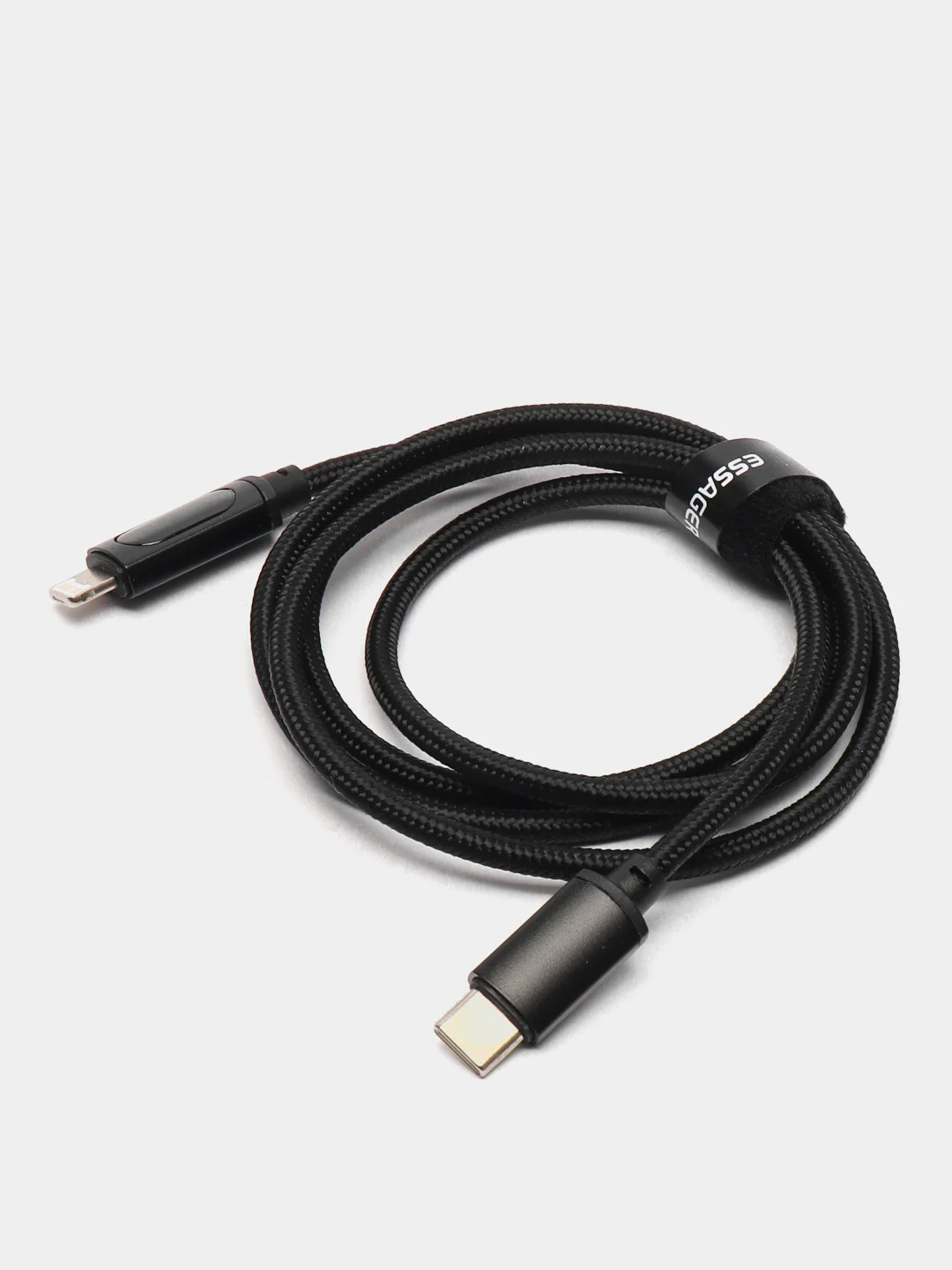 Кабель быстрой зарядки USB Type-C / Lightning с дисплеем