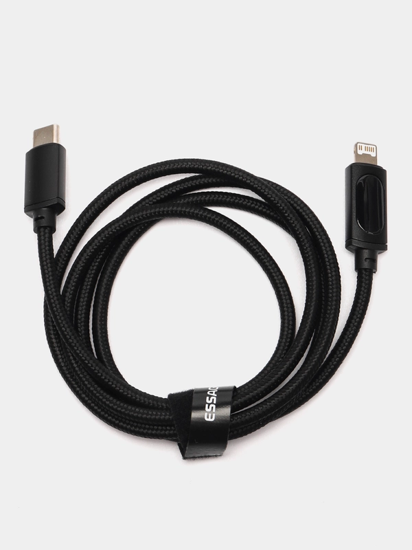 Кабель быстрой зарядки USB Type-C / Lightning с дисплеем