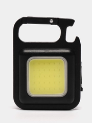 Портативный мини фонарик Uspeh 0823 COB с магнитом и карабином, 4 режима, зарядка USB