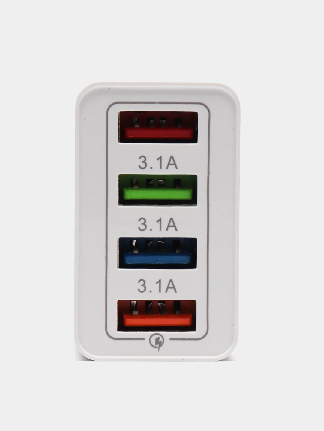 Белый зарядное устройство для телефона, 4 USB, адаптер для смартфона, блок питания сетевой