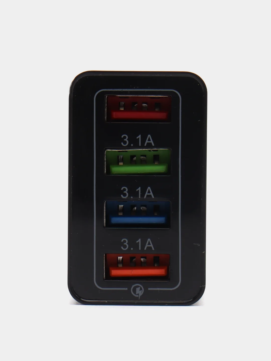 Черный зарядное устройство для телефона, 4 USB, адаптер для смартфона, блок питания сетевой