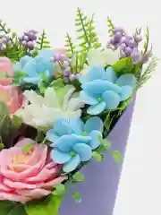 Сиреневый букет из мыла в виде ягод и цветов, подарочный набор ручной работы,подарок учителю,коллеге