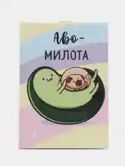 Лесной зеленый милые блокноты А7, 16 листов в клетку на скрепке