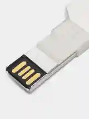 Серый металлик флешка USB, флеш-накопитель объемом 64 Гб