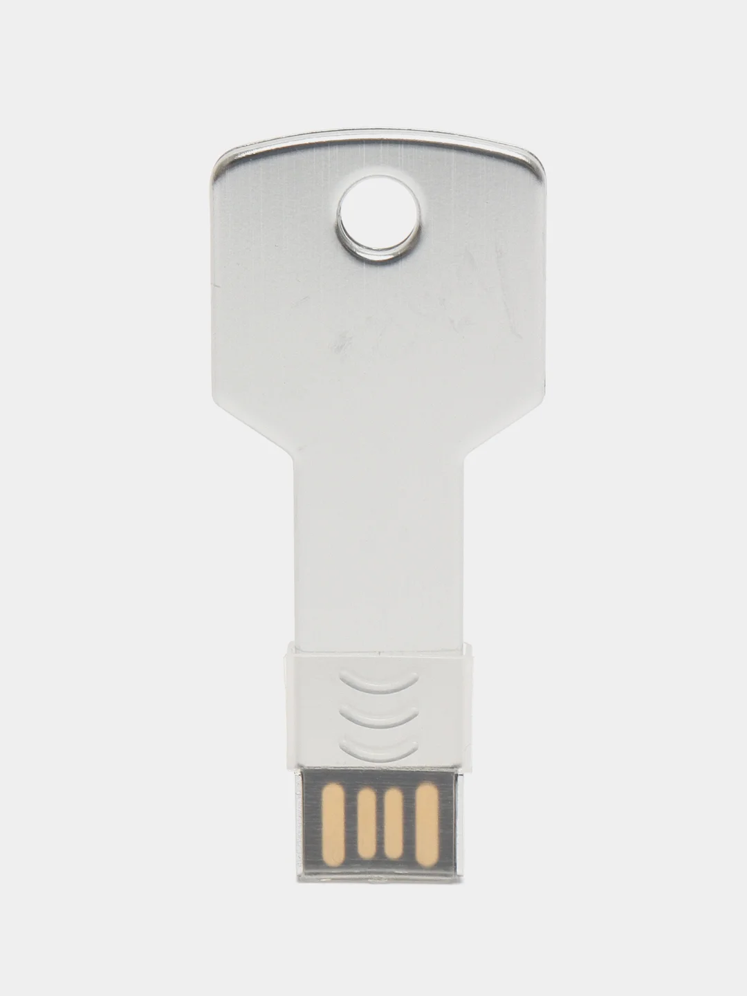 Серый металлик флешка USB, флеш-накопитель объемом 64 Гб