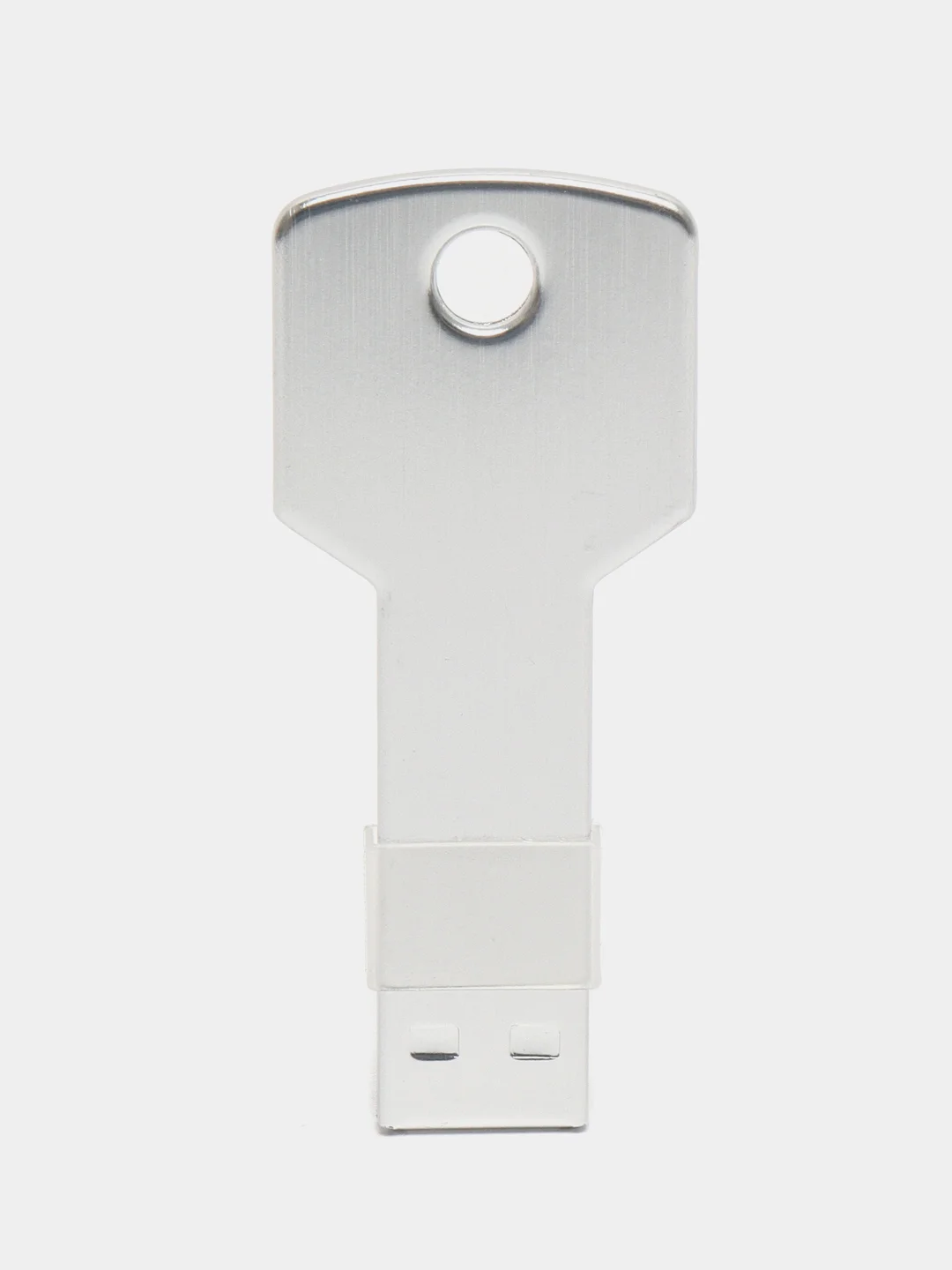 Серый металлик флешка USB, флеш-накопитель объемом 64 Гб