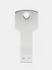 Серый металлик флешка USB, флеш-накопитель объемом 64 Гб