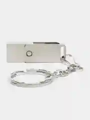 Серый флешка USB, флеш-накопитель объемом 64 Гб